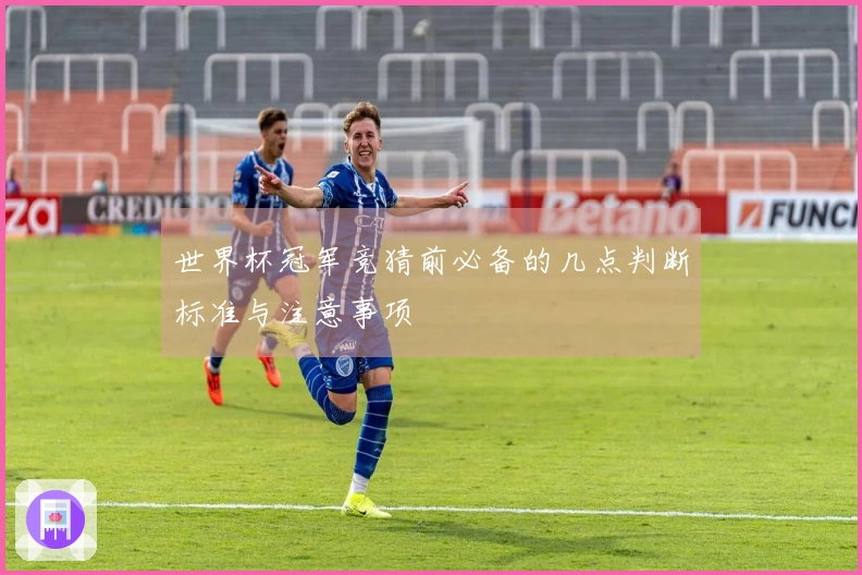 世界杯冠军竞猜前必备的几点判断标准与注意事项