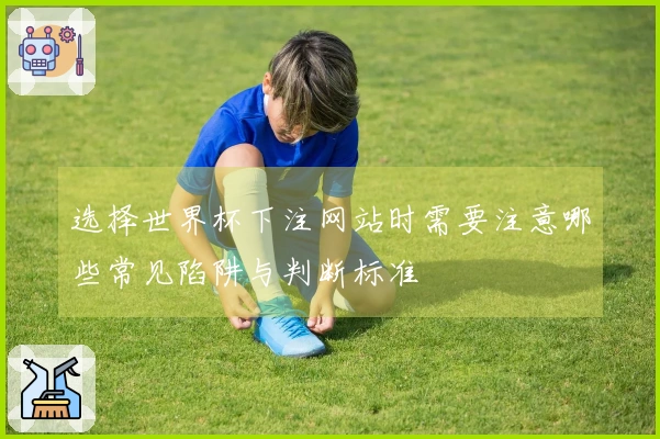选择世界杯下注网站时需要注意哪些常见陷阱与判断标准