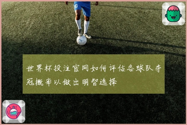 世界杯投注官网如何评估各球队夺冠概率以做出明智选择